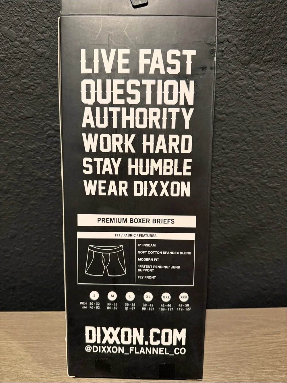 DIXXON 5-Pack Boxer Briefs in Black, Gray, Blue, White and Red Accents